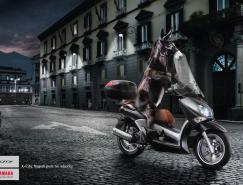 YAMAHA摩托车广告设计欣赏